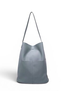 Oak + Fort City Tote Bag Light Blue Pebble Finish